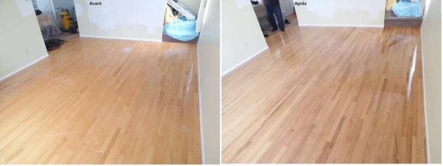 Sabler est verni à l'huile type d'essence de bois de chêne. 